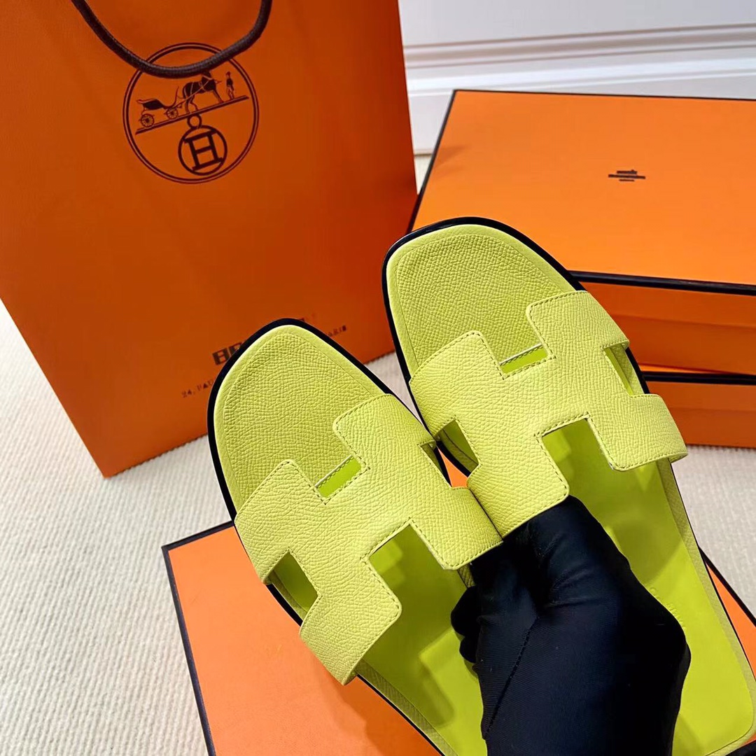 에르메스 올수공 오란 슬리퍼 샌들 앱송 54